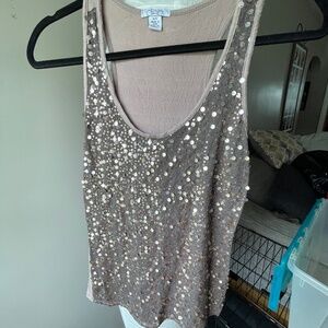 Sequin Tank Top